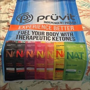 Pruvit Therapeutic Ketones table runner